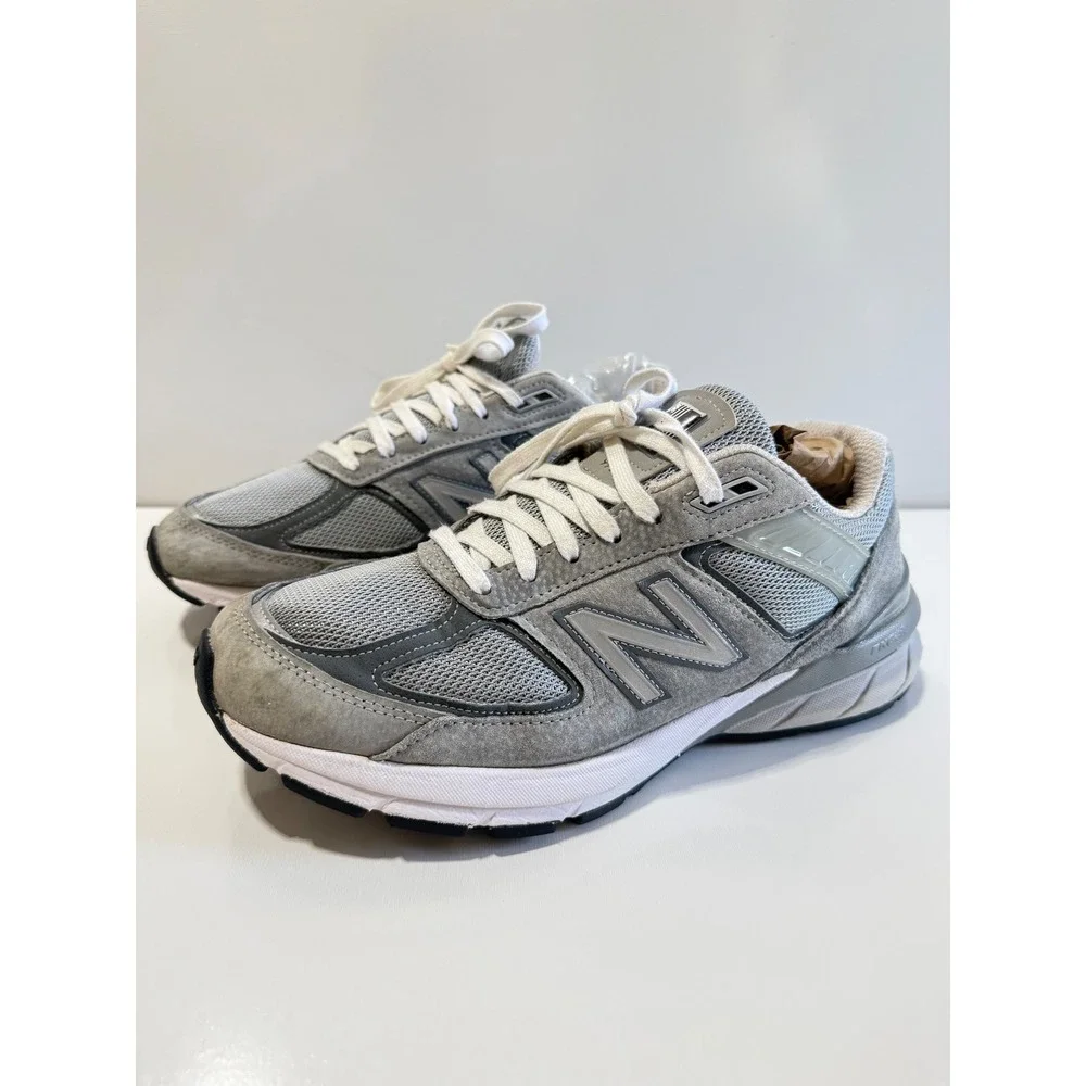 New Balance Mens 990v5 Made in US Grey Castlerock Shoes ENCAP size 9.5